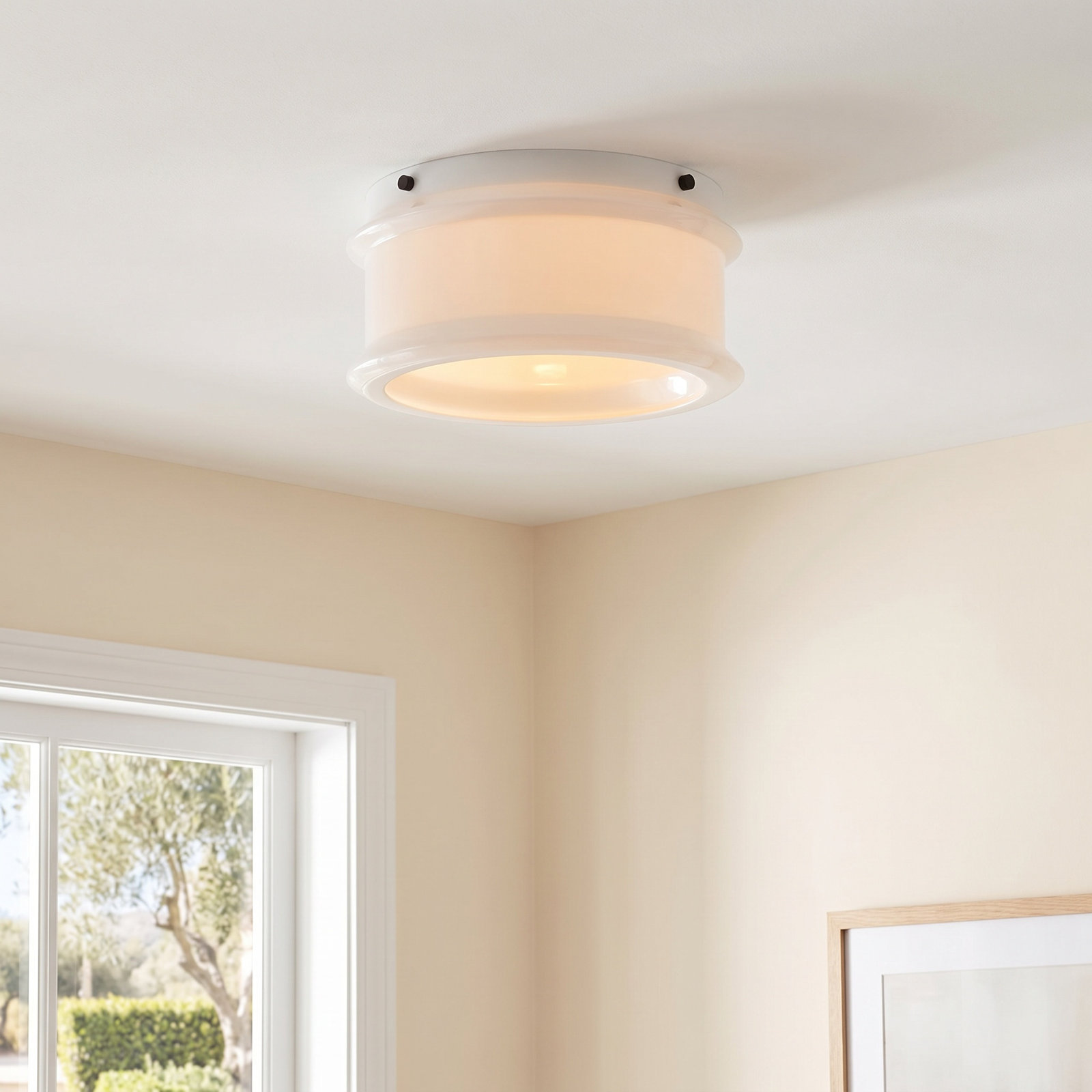 Peter Modern 2-Light Flush Mount