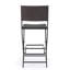 Tabouret de bar d'extérieur en osier et rotin