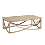 Table basse en bois massif Herménégilda