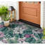 Non-Slip Floral Outdoor Doormat