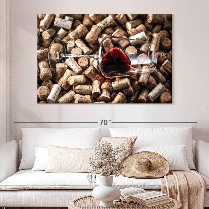 Yarlin Red Wine Corks, 34" H x 51" W