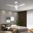42-inch Ceiling Fans with Lights and Remote Control White-715988942