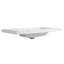 Lavabo de salle de bain en résine 36 po, blanc brillant, poids de 31,76 lb, profondeur de 34,38 po, largeur de 19,16 po, hauteur de 7,1 po, choix durable et attrayant, blanc brillant, 31,76 lb, profondeur X large, élégant
