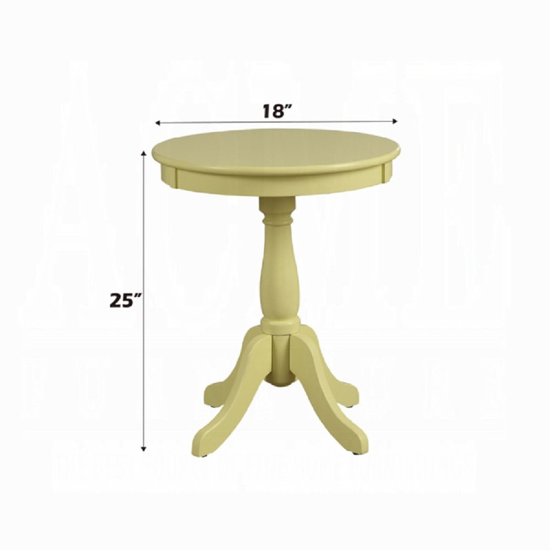 Table d'appoint Alger, Jaune
