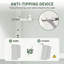 Metal 120cm W 7 - Drawer Chest of Drawers