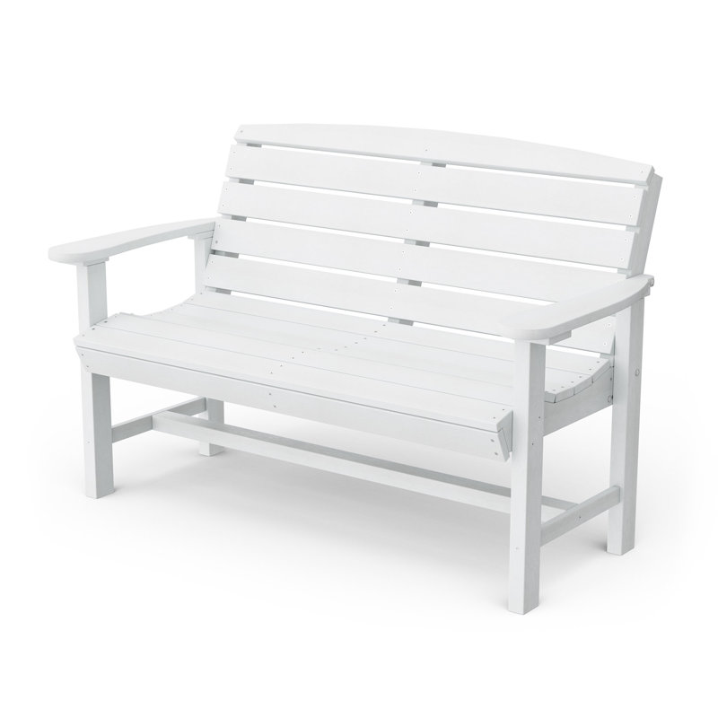 Banc d'extérieur classique, Blanc