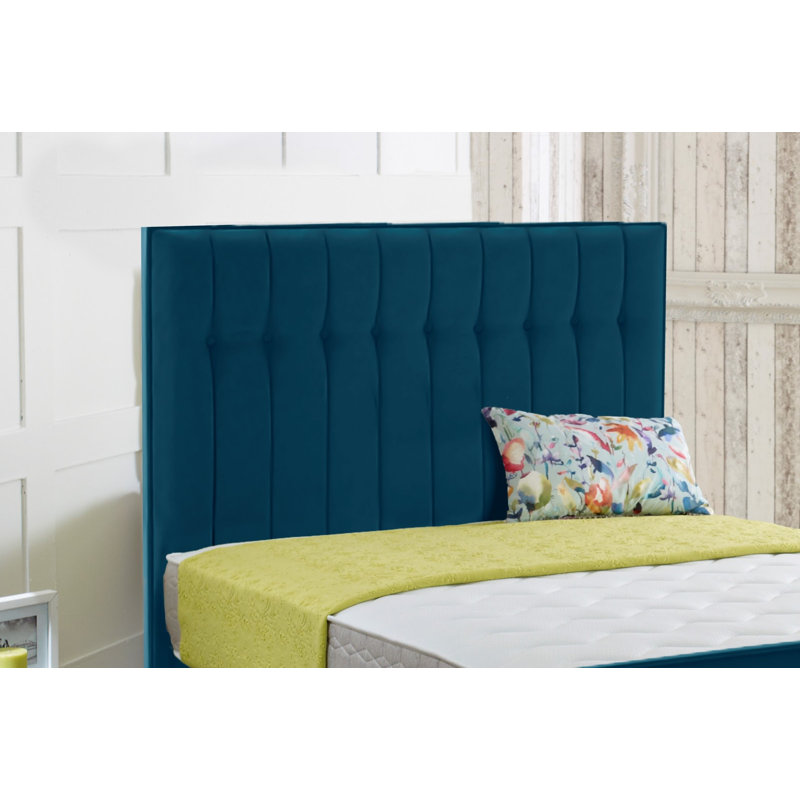 Ashley-Leigh Upholstered Headboard, Teal, Single (3')