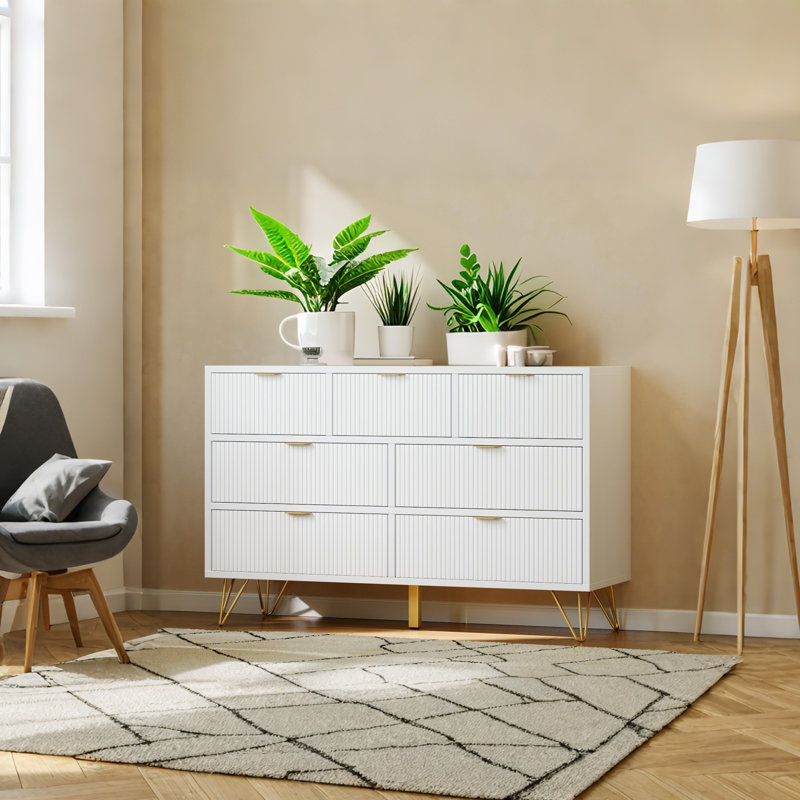 119.4 cm W Chest of 7 Drawers