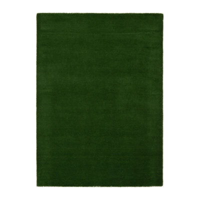Solid Colour Wool Hand Woven Area Rug
