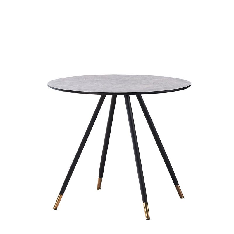 Gustine Round Dining Table, Grey