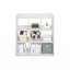 Étagère de rangement Berrien Cube, 9 cubes, dos ouvert, structure extra-épaisse, idéale pour le rangement et l'organisation, salon, bureau, blanc-548569529-563564042