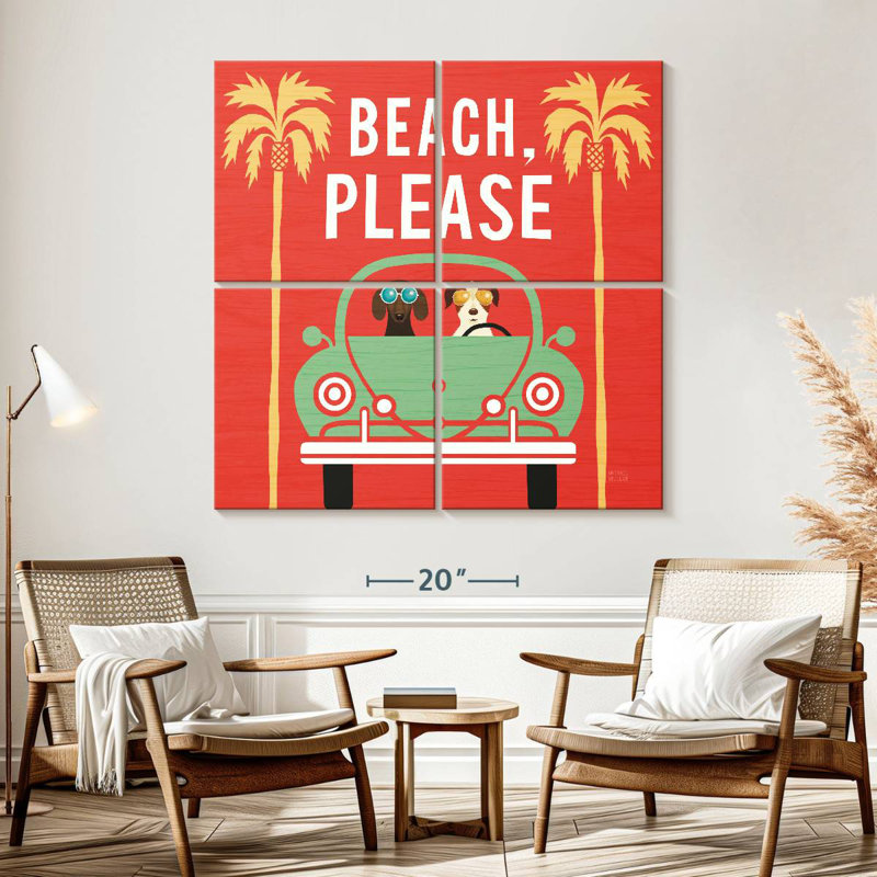 Tergel Beach Bums Beetle, 57" H x 57" W