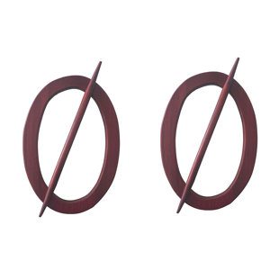 Wood Curtain Tieback (Set of 2)