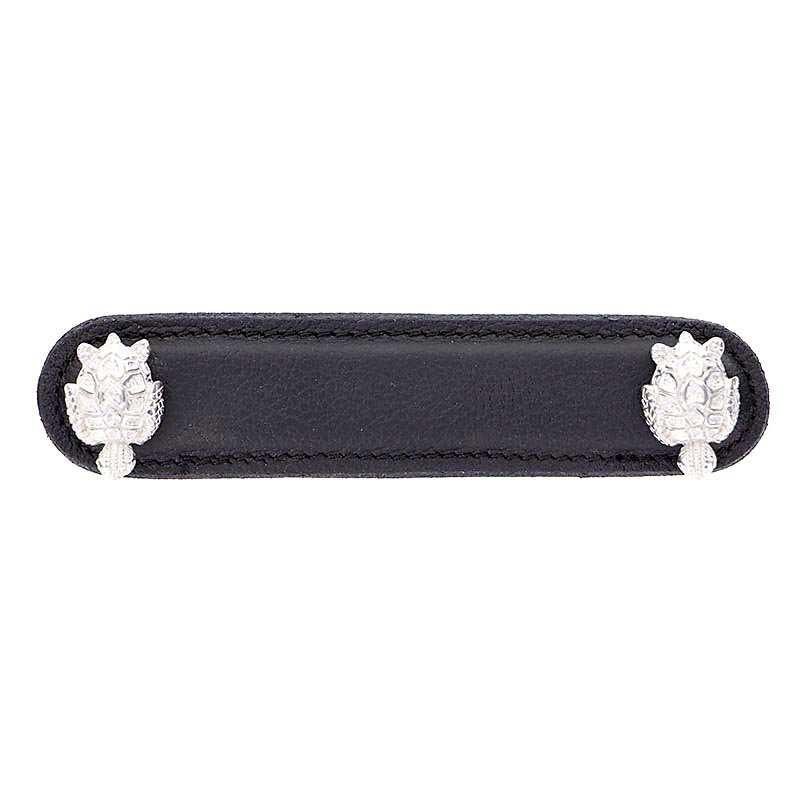 Pollino 4" Center to Center Bar Pull, 6", Polished Nickel