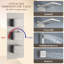  Rainier 4-Function 22" Wall Mounted Thermostatic Complete Shower System with 6 Body Jets and Rough in-Valve-106227113