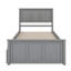 Lit plateforme avec lit gigogne-483959061