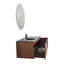 Ensemble de meuble-lavabo mural simple 48 po Kostya