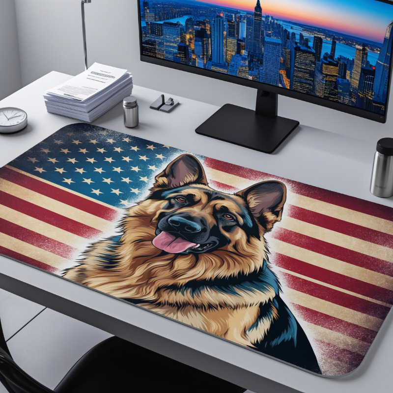 Polyester Desk Pad, 23.6x13.8