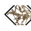 Cast Revolving Diamond Sculpture, Faux Bleached