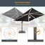 Parasol en porte-à-faux 120 po Lemay-355371613