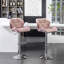 Tabouret de bar Breni Velvet Diamond-906895121