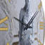 Futuristic Cyber Yoga Metal Wall Clock-93393684