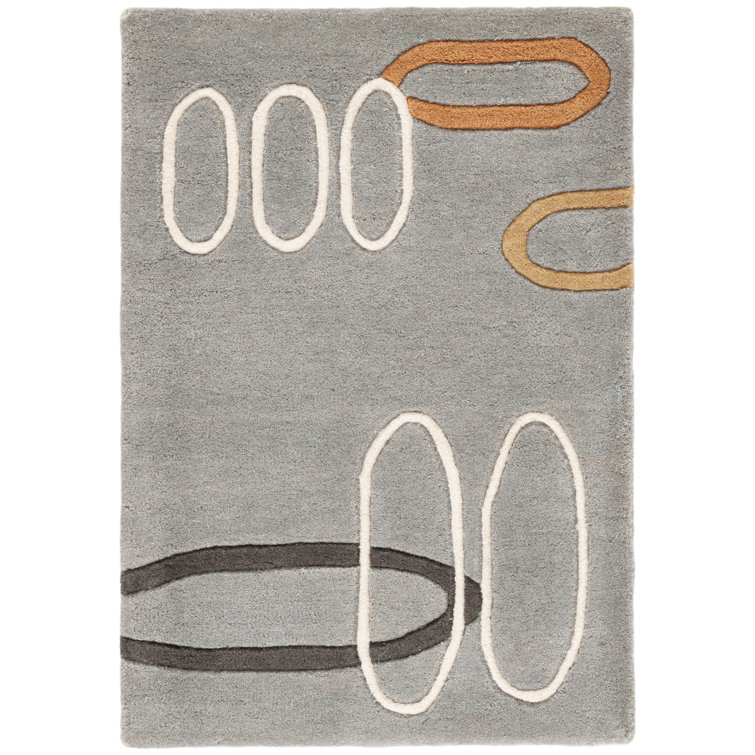 Carolea Soho Hand Tufted Wool And Viscose Geometric Rug