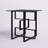 Sanjaya Glass Top End Table