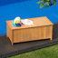 Coffre de terrasse en teck massif Summerton-43017449