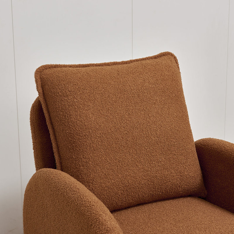 Fauteuil Sherpa, Orange moelleux