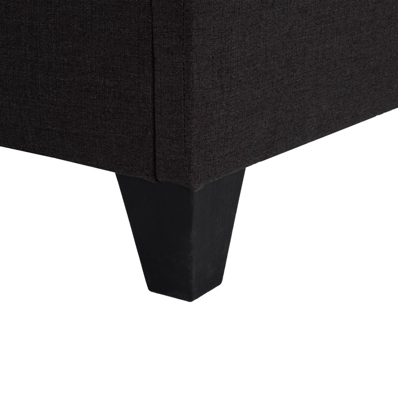 Upholstered Platform Bed Frame, King