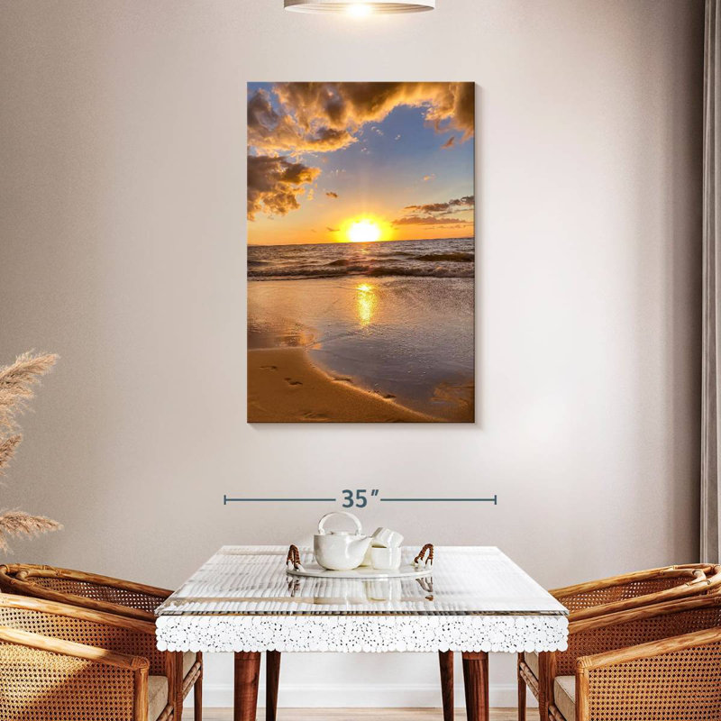 Gillard Seascape Sunset, 45" H x 30" W