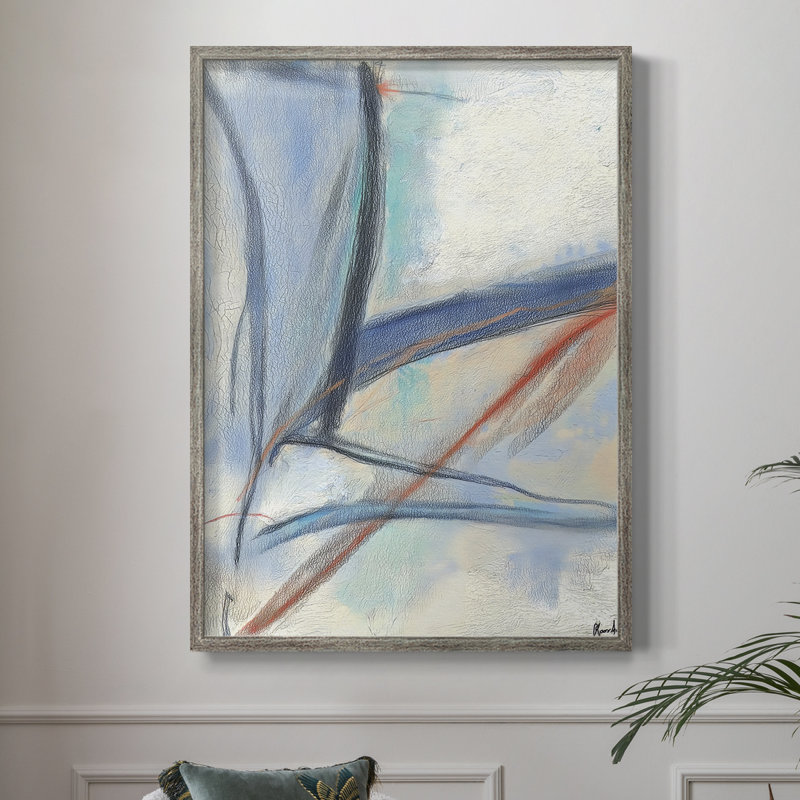 Reproduction encadrée ABSTRACT Series DCCLIV - bois massif, H 11 po x l 9 po