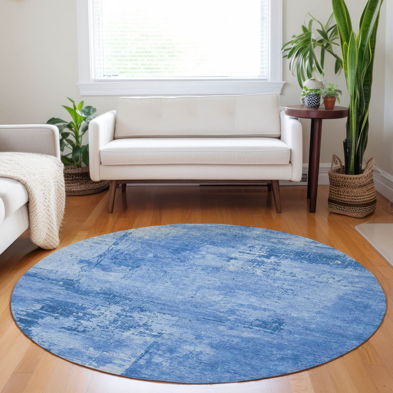  Machine Washable Indoor/Outdoor Chayden ACN1062 Rug, Round 8'