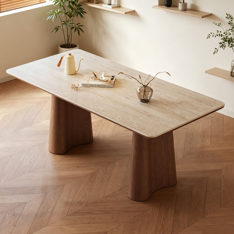 Table de salle à manger Mid-Century, 29.5" H x 63" W x 31.5" D