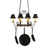 Elara Handcrafted 6 Light Pot Rack