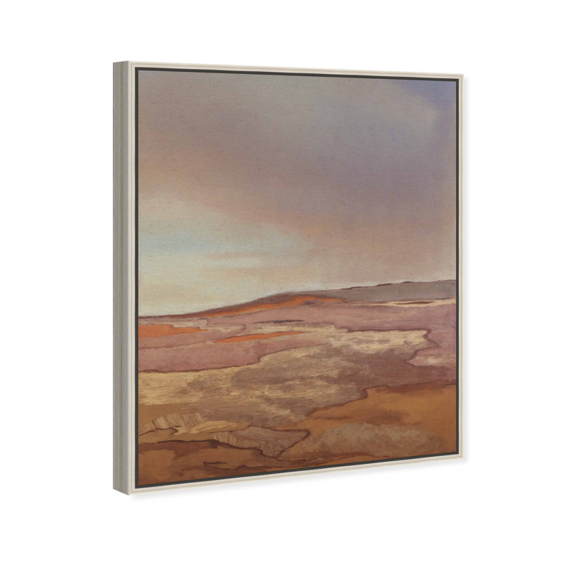 Collected View II Canvas Abstract Print by Oliver Gal, Black Frame, 16 x 20, 21"H x 25"W, Silver Floater Frame