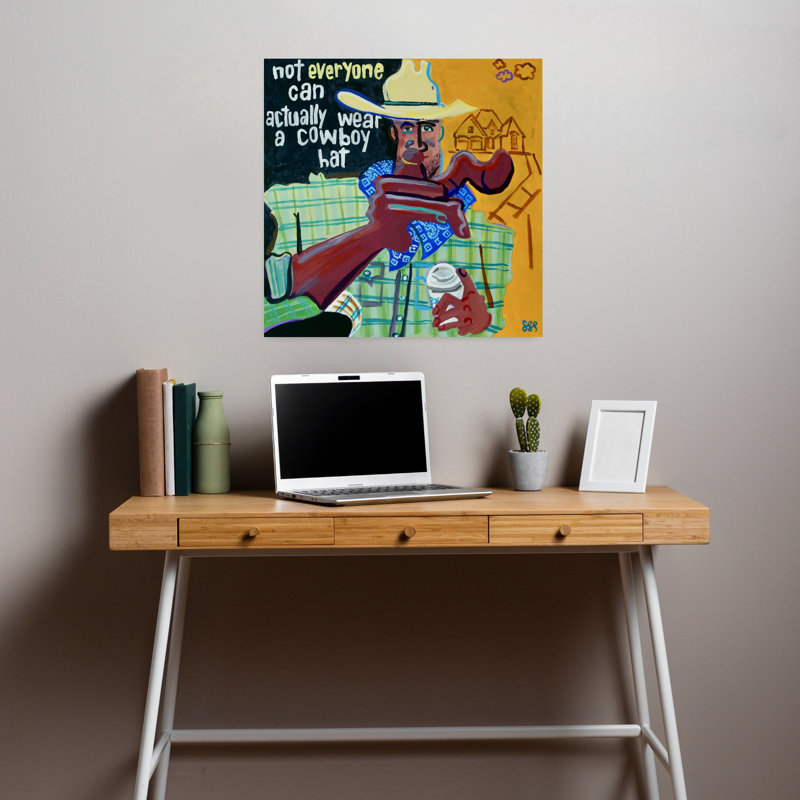 Art contemporain Portrait contemporain, H 18 po x l 18 po