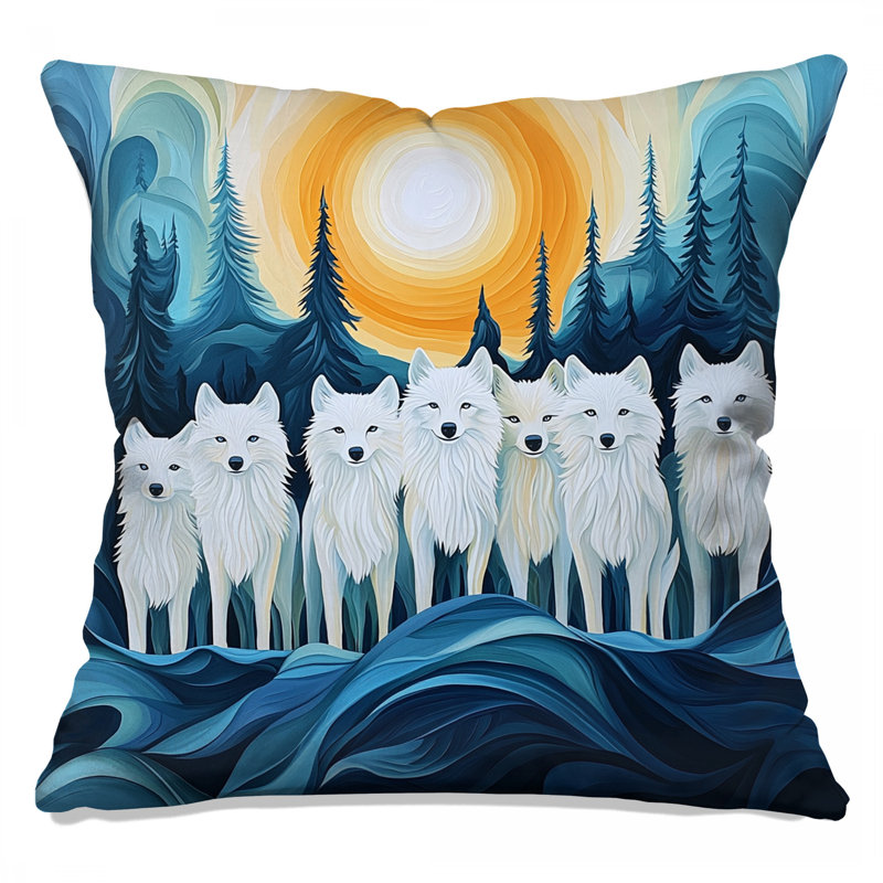 Coussin Wolves, 20 po x 20 po