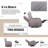 30'' Wide Manual Swivel Reclining Glider Rocking Chair-278546132