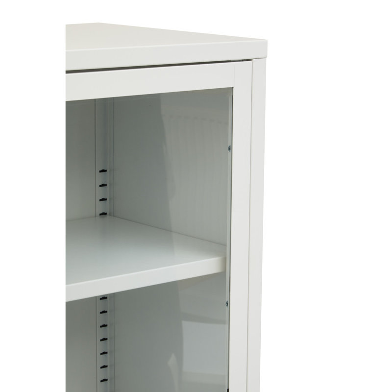 Jhonna 2 -Door 2 -Shelf, White
