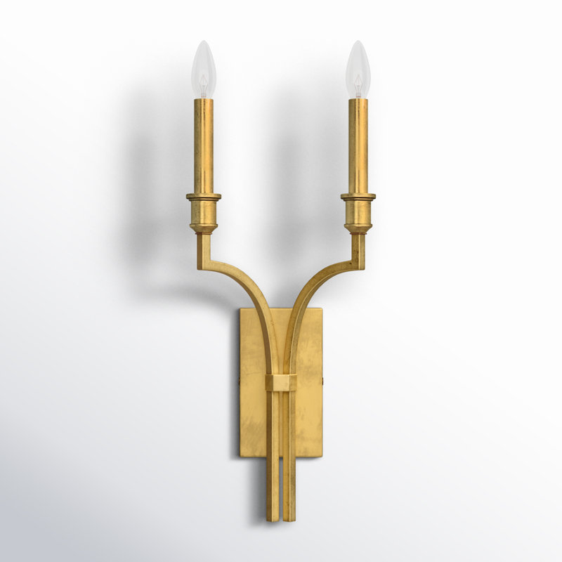 Kristofer Steel Candle Wall Light