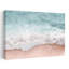 Art mural côtier abstrait turquoise-1437959527