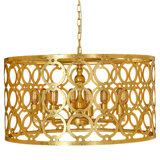 Ringlet 8 - Light Single Drum Chandelier