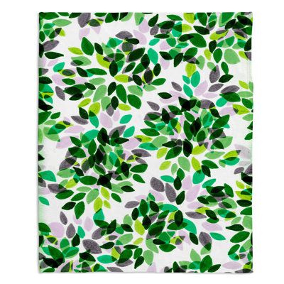 Couverture sherpa doux dahlia points iv