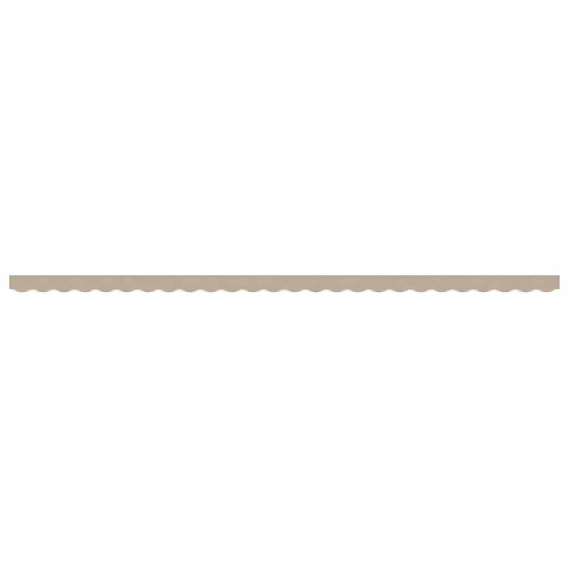 Vidaxl Replacement Fabric For Awning Sunshade Canopy Cloth Valance, 580cm W x 20cm D, Solid Color, Beige/White