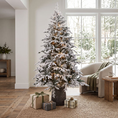 Sapin de Noël lumineux 7,5 pi avec sapin Fraser