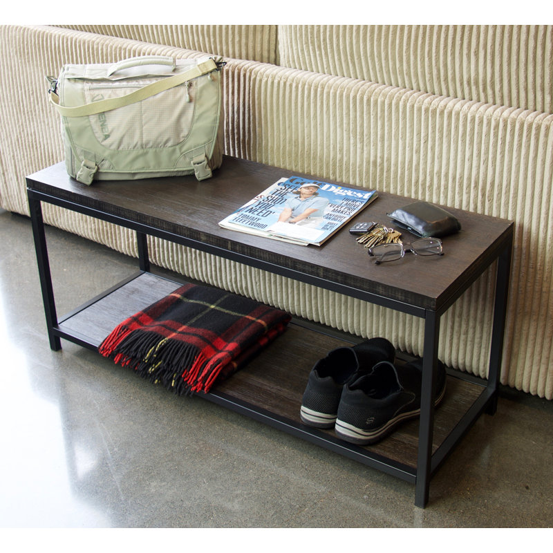 Therese Bamboo Storage Bench