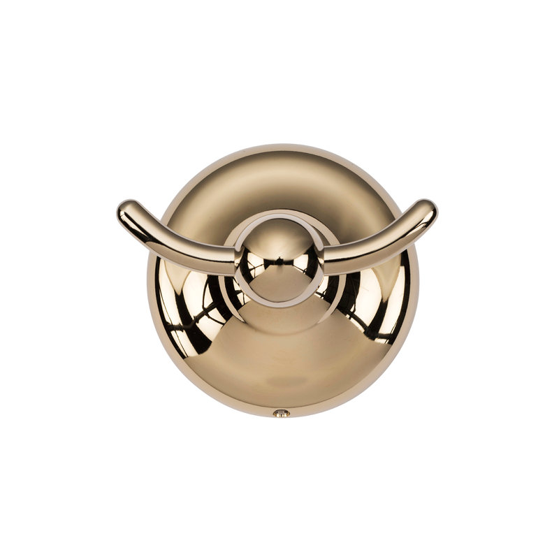Wall Mounted Robe Hook, Antique Gold