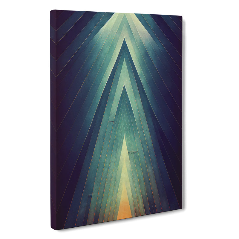 Awesome Abstract Art No.1 - Wall Art, 50cm H x 35cm W x 3cm D, Wrapped Canvas